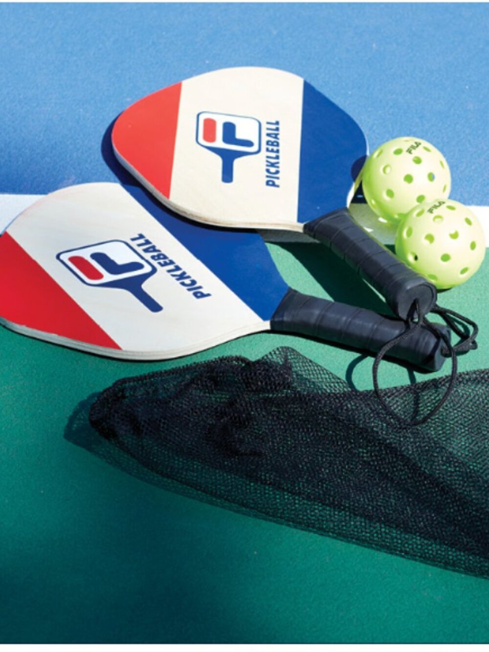 Fila 2-Person Pickleball Starter Set 2 Paddles & 2 Balls